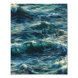 Painting Sea Surges  Photo Print