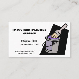 Painting Service Company Business Card