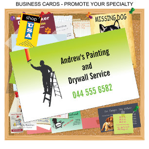 Painting Service  🎨 Custom House Painter  Business Card