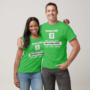 Painting Service QR code Logo custom work T-Shirt