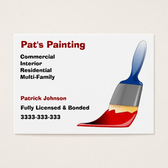Painting Services Business Cards