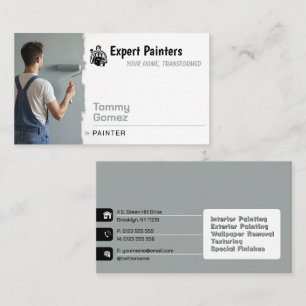 Painting Services   Expert Painters Business Card
