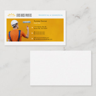 Painting Services   Painter at work Business Card
