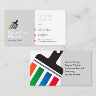 Painting Services Painter Business Card