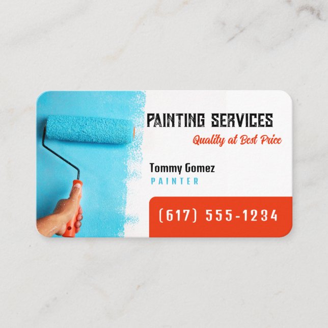 Painting Services | Painters Business Card (Front)