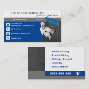 Painting Services Professional Painters Business Card