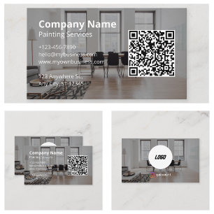 Painting Services Your Logo Here Business Card