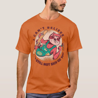 Painting Sloth Funny Animal Nap Sloth T-Shirt