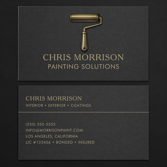 Painting Solutions Professional  Business Card (Creator Uploaded)