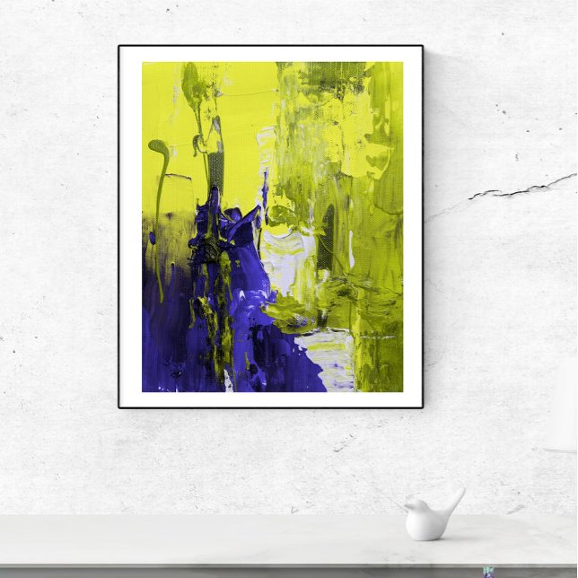 Painting Splattered Wall Art. Poster (Creator Uploaded)