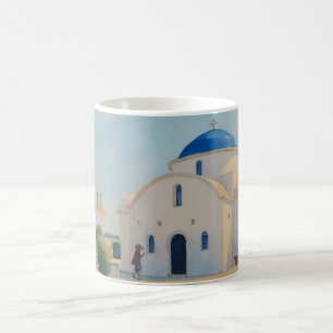 Painting style image of St. Nicholas Chapel Paphos Coffee Mug