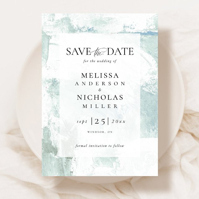 Painting texture save the date (Creator Uploaded)