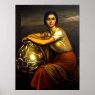 Painting “the Fuensanta” Julio Romero de Torre Poster