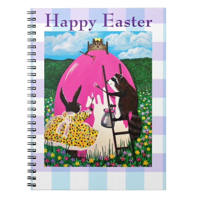 Painting the GIANT EGG Notebook (Front)