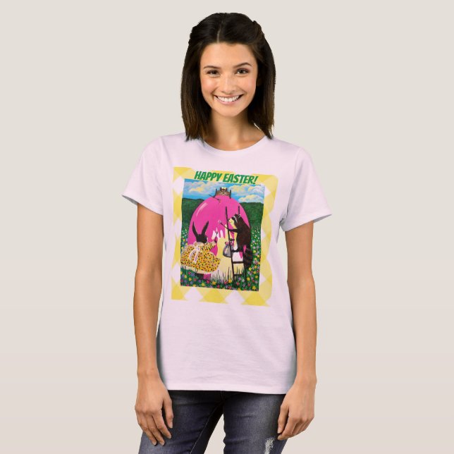Painting the GIANT EGG T-Shirt (Front Full)