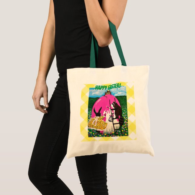 Painting the GIANT EGG Tote Bag (Front (Product))
