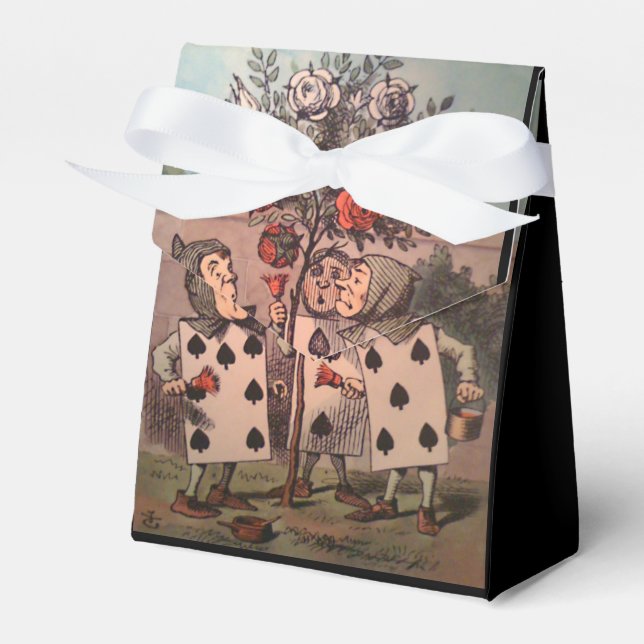 Painting the Roses Red 3 Favour Box (Front Side)