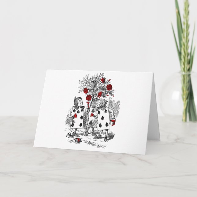 Painting the Roses Red Card (Front)