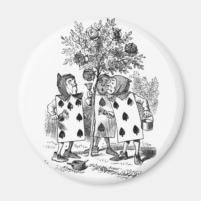 Painting The Roses Red Magnet (Front)