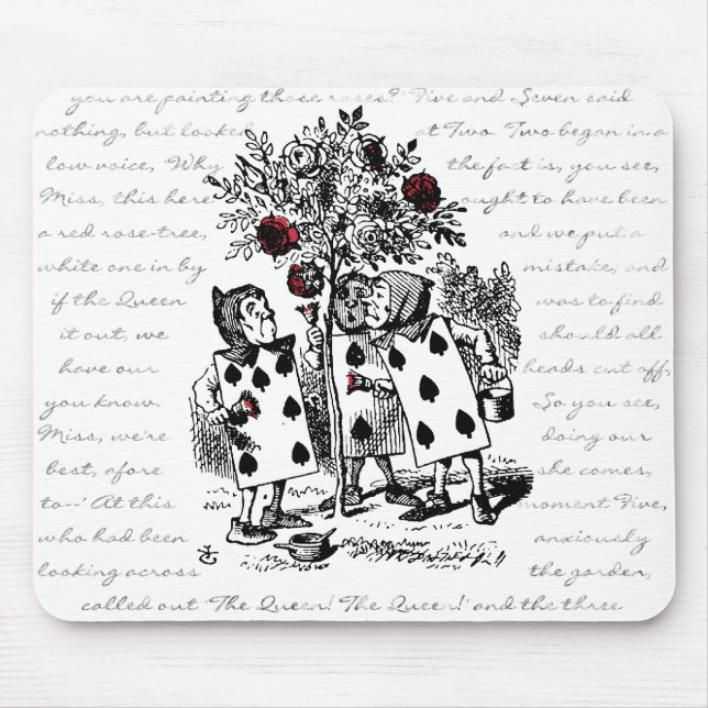 Painting the Roses Red Mouse Mat (Front)