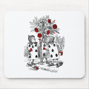 Painting the Roses Red Mouse Mat