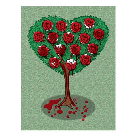 Painting The Roses Red Postcard