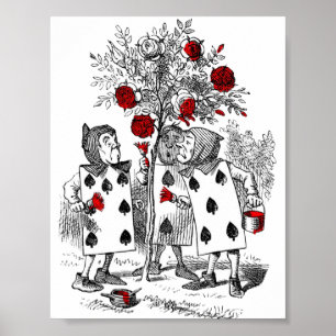 Painting the Roses Red Poster