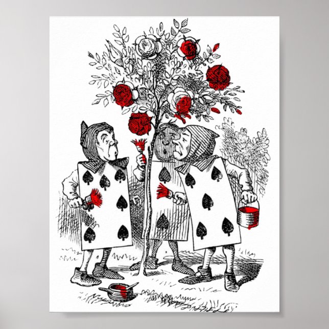 Painting the Roses Red Poster (Front)