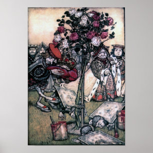 Painting the Roses Red Poster