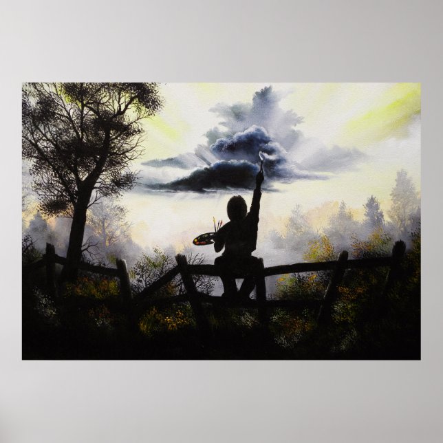 Painting the sky poster (Front)