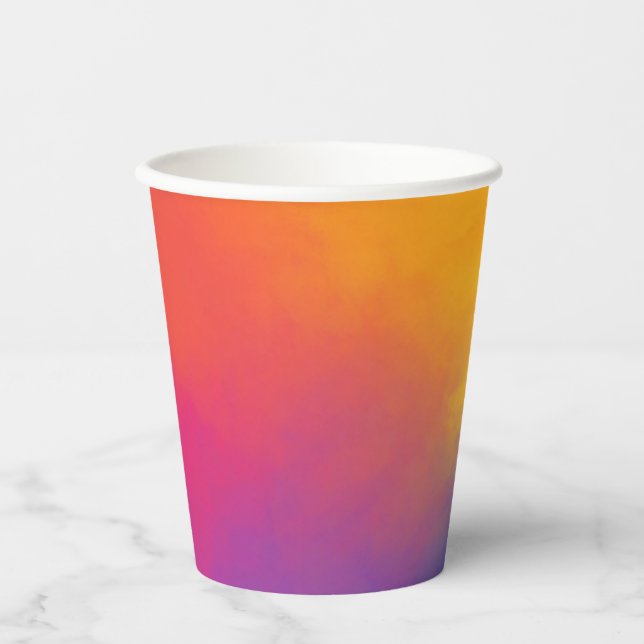 Painting Tie Dye Arts and Crafts Dress for Mess Paper Cups (Front)