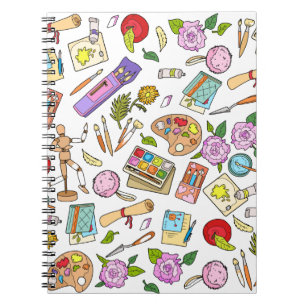 Painting Tools Printings Notebook