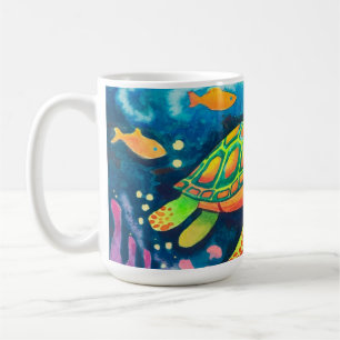 Painting Turtle Coffee Mug