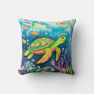 Painting Turtle Cushion