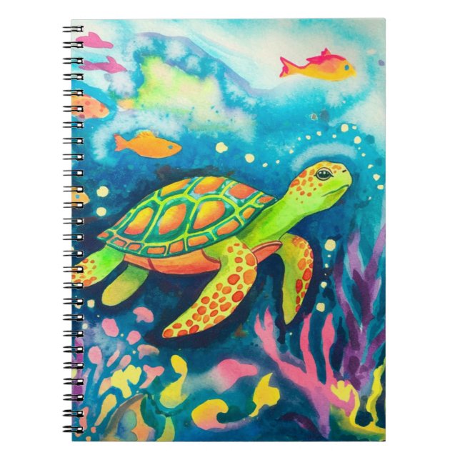 Painting Turtle Notebook (Front)