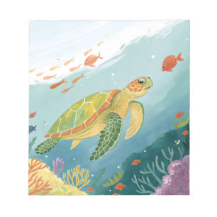 Painting Turtle Notepad