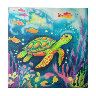 Painting Turtle Tile
