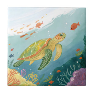 Painting Turtle Tile