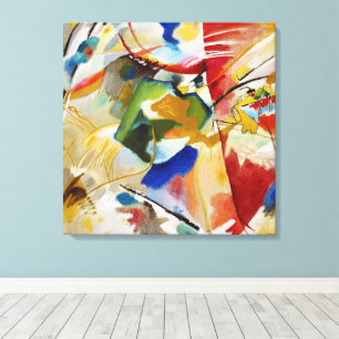 Painting with Green Centre by Wassily Kandinsky Canvas Print