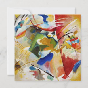 Painting with Green Centre by Wassily Kandinsky Invitation