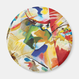Painting with Green Centre by Wassily Kandinsky Magnet