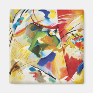 Painting with Green Centre by Wassily Kandinsky Magnet