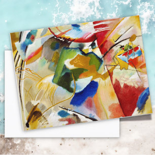 Painting with Green Centre by Wassily Kandinsky Postcard