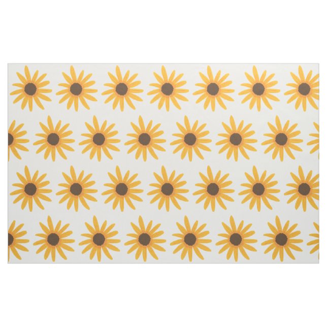 Painting Yellow Sunflowers Custom Fabric (Fat Quarter)