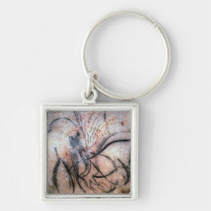 Paintings depicting mammoth and cattle, from the C Key Ring