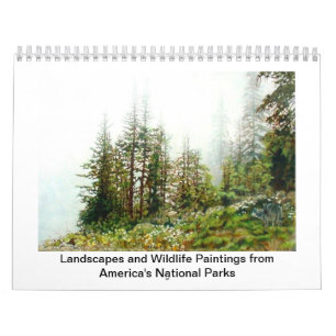 Paintings from America's National Parks Calendar