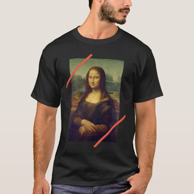 Paintings: Mona Lisa by Leonardo da Vinci T-Shirt (Front)