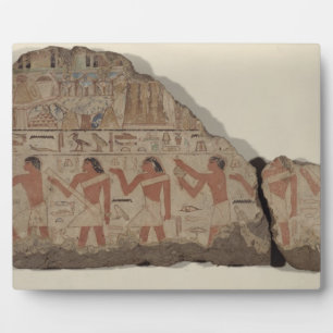 Paintings of Metjetji, detail of cult priests (pai Plaque