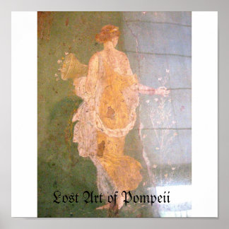 Paintings of Pompeii Italy, Lost Art of Pompeii Poster