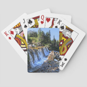 Paiota Falls - Glacier National Park Playing Cards